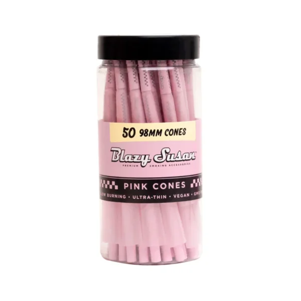 Blazy Susan Pink Cones | 98mm | 50 Count Shorty’s