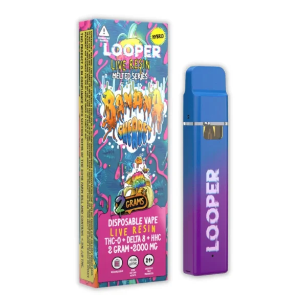 LOOPER MELTED SERIES LIVE RESIN DISPOSABLE VAPE 2000MG 02 GRAM | PACK OF 10 - Image 3