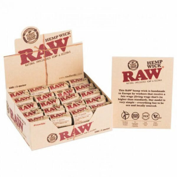 Raw-Hemp-Wick-10ft-European-Edition