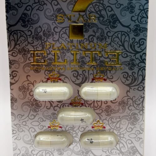 7 Star Platinum Elite Kratom Extract 5 Capsules